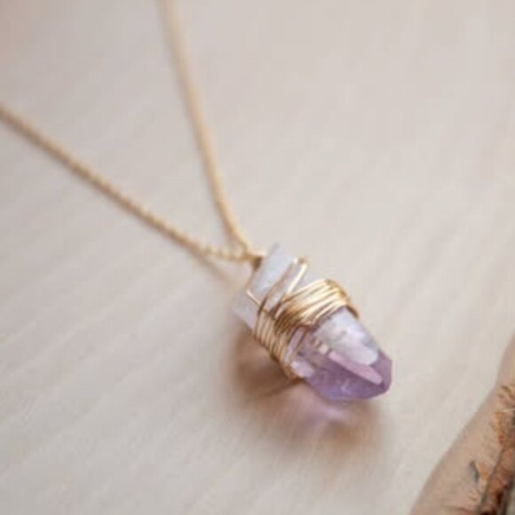 Amethyst Crystal Necklace - Picture 1 of 1